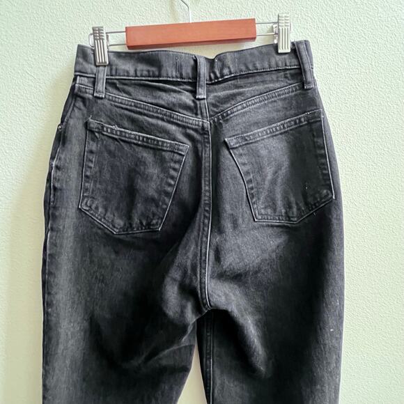 Abercrombie & Fitch Women's Black Straight Leg Jeans - Picture 8 of 11